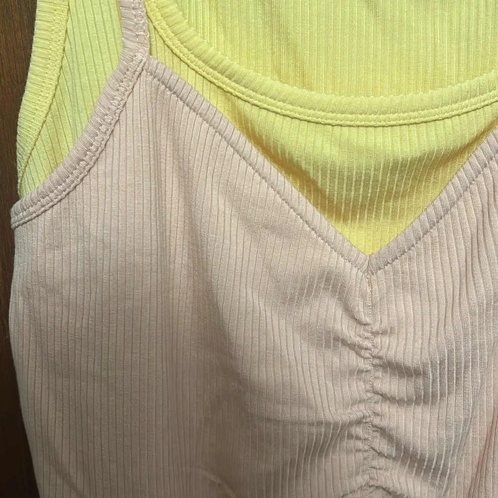 NWT Anthropologie Ruched Layered Tank - Picture 6 of 12